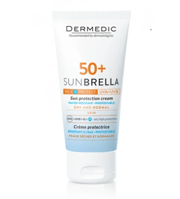 Dermedic Sunbrella Creme Spf50+ Peau seches et Normales 50ml