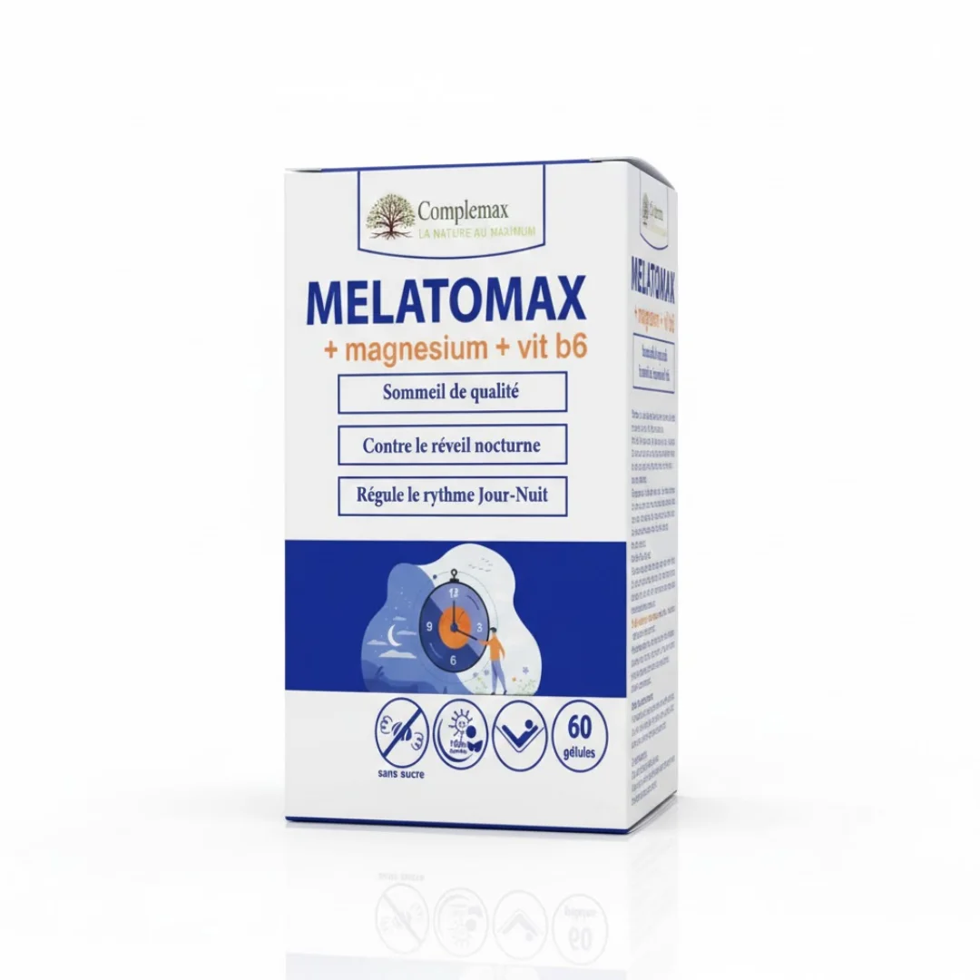 Complemax Melatomax Magnesium+Vitamine B6 60 Gelule – Image 2
