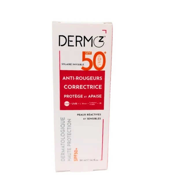 Dermoz Ecran Invisible Anti-Rougeurs Correctrice Spf50 50ml – Image 2