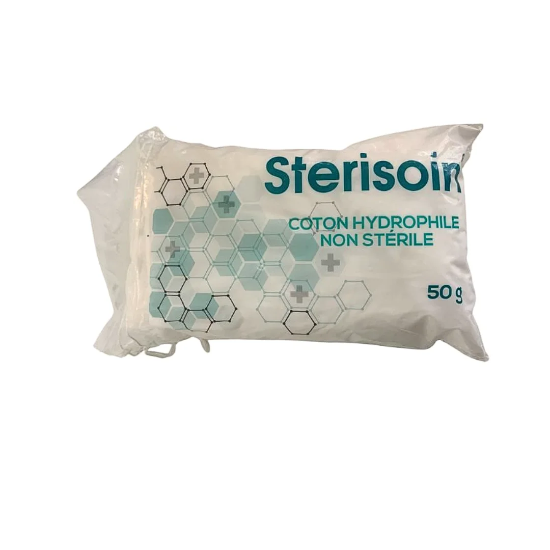Urgo Coton Sterisoin Hydrophile Non Sterile 50g – Image 2