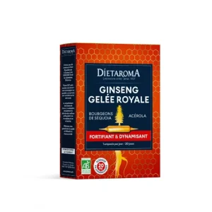 Dietaroma Ginseng & Gelee Eoyale 20 Ampoules