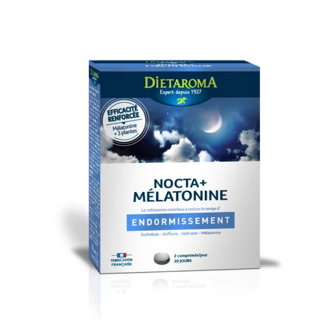 Dietaroma Nocta+ Melatonine 20 Comprimes – Image 2