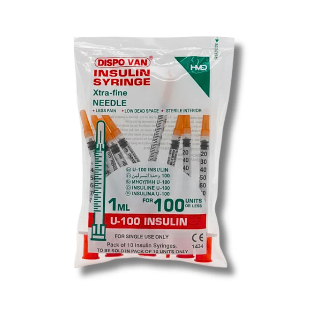Dispo Van Seringue 1ml Sachets 10 Pieces – Image 2