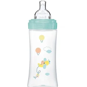 Dodie Biberon senstation+ Tétine plate 330ml +6m Air