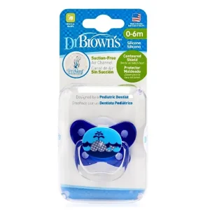 Dr Brown’s Sucette Betterfly Shield Bleu 0-6m -Ess