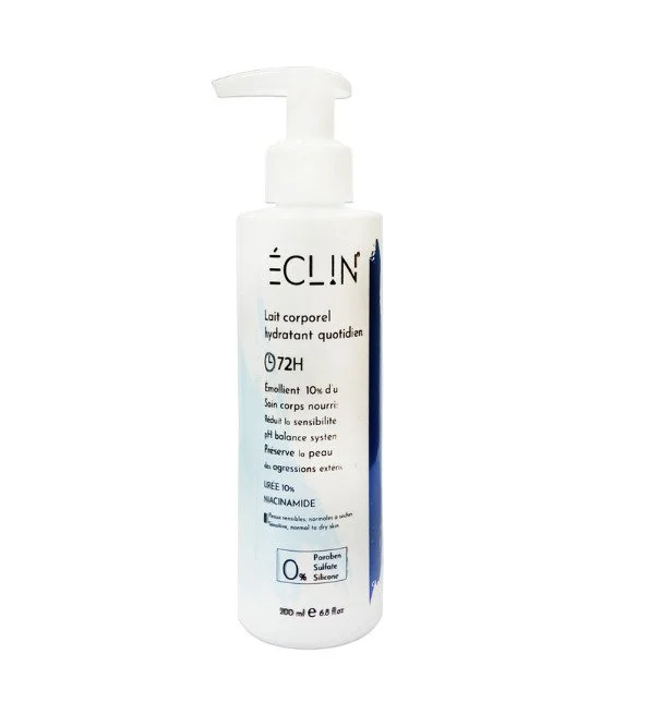 Eclin Lait Corporel Hydratant Quotidien 72h 200ml