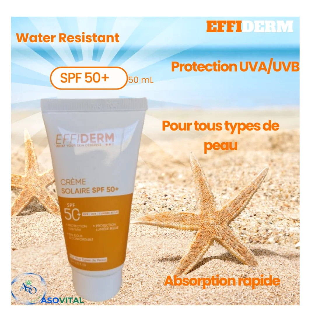 Effiderm Creme Solaire spf50+ 50ml – Image 2