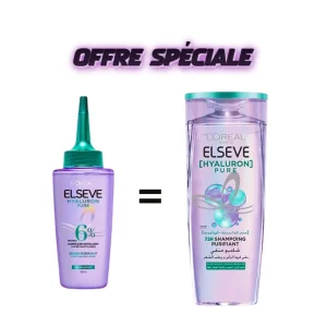 L&rsquo;Oreal Paris Elseve Hyaluron Pure Serum 100ml + Shampooing 200ml Pack