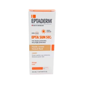 Eptaderm Epta Sun spf50+ Fluide Teinte Light 50ml