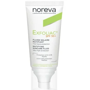 NOREVA EXFOLIAC FLUIDE SOLAIRE MATIFIANT SPF50+ 40ml