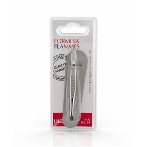 Formes&Flammes Pince A Epiler Acier Forge Nikele Longue Mors Carres 9cm Refrence 18