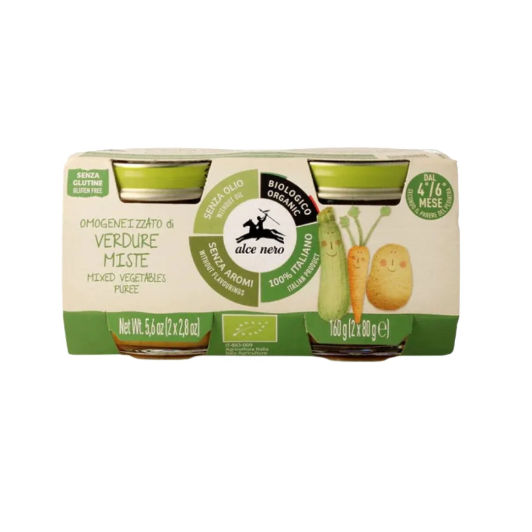 ALCE NERO PETIT POT MIX PUREE DE LEGUME 160 G 2X 80 G – Image 2