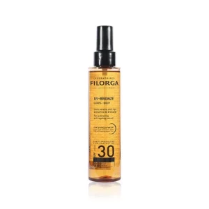 Filorga UV-BRONZE Corps Huile Solaire Anti-Âge Activatrice de Bronzage SPF30 150 ml