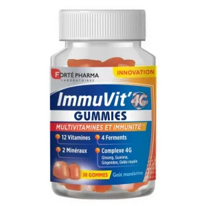 Forte Pharma Immuvit&rsquo; 4G Gout Mandarine 30gommes