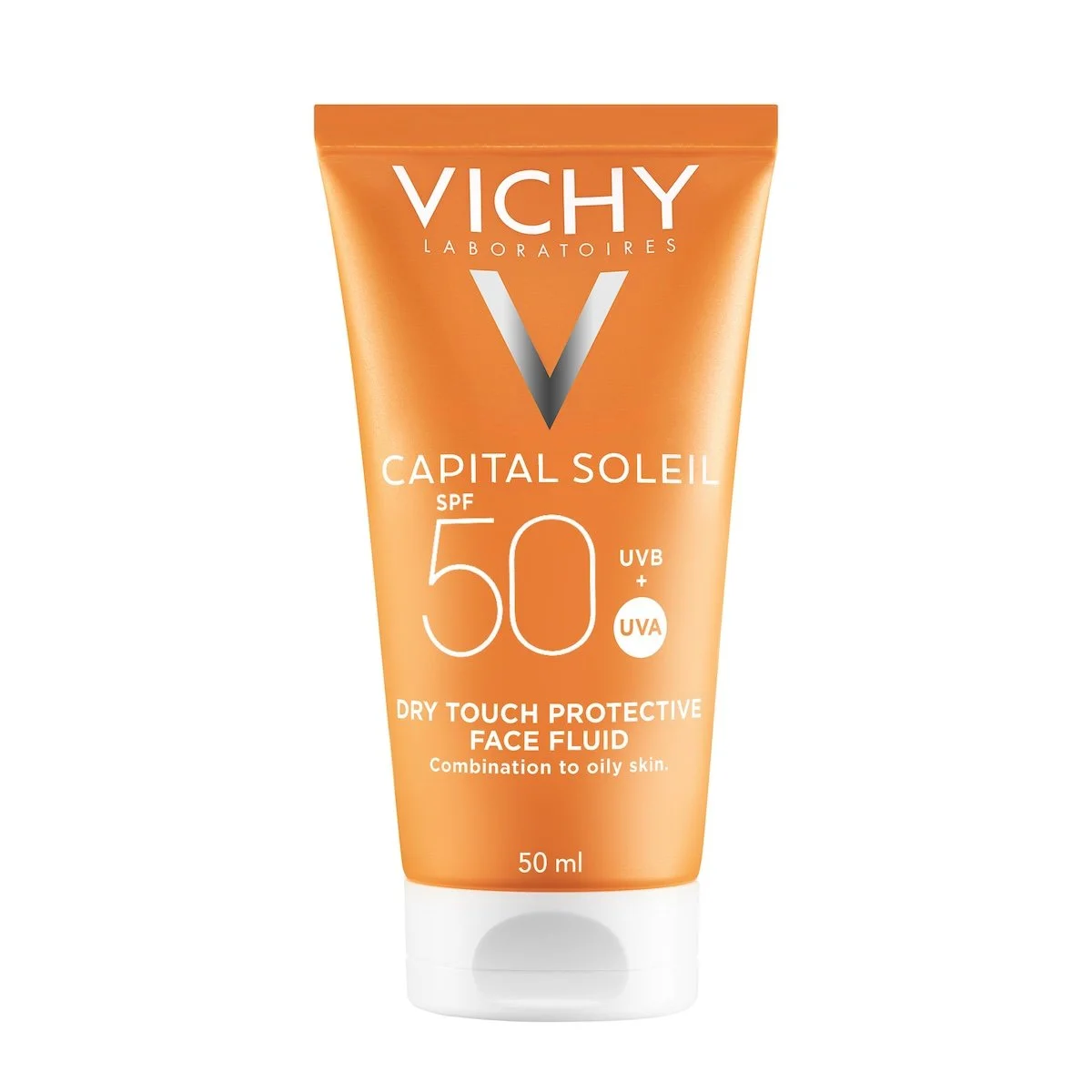 Vichy Capital Soleil Émulsion Anti-Brillance Toucher Sec SPF50 Peau Sensible Mixte à Grasse | 50ml = Minerale 89 10ml Offert – Image 3