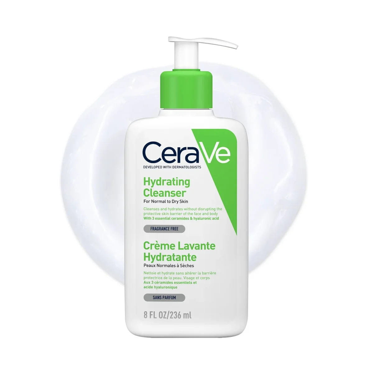 CeraVe Crème Lavante Hydratante Peau Normale à Sèche | 236ml – Image 5