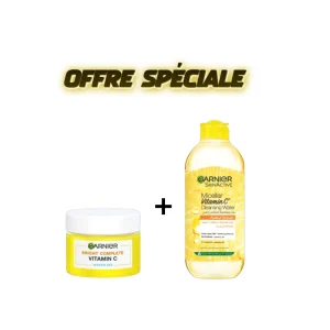 GARNIER FAST BRIGHT AQUA GEL + MICELLAIRE VITA C 400ML