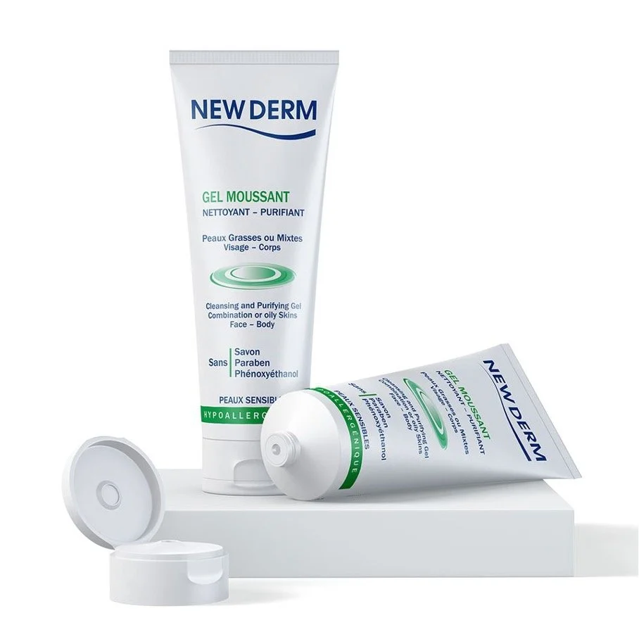 NEW DERM GEL MOUSSANT PURIFIANT 250 ML – Image 2