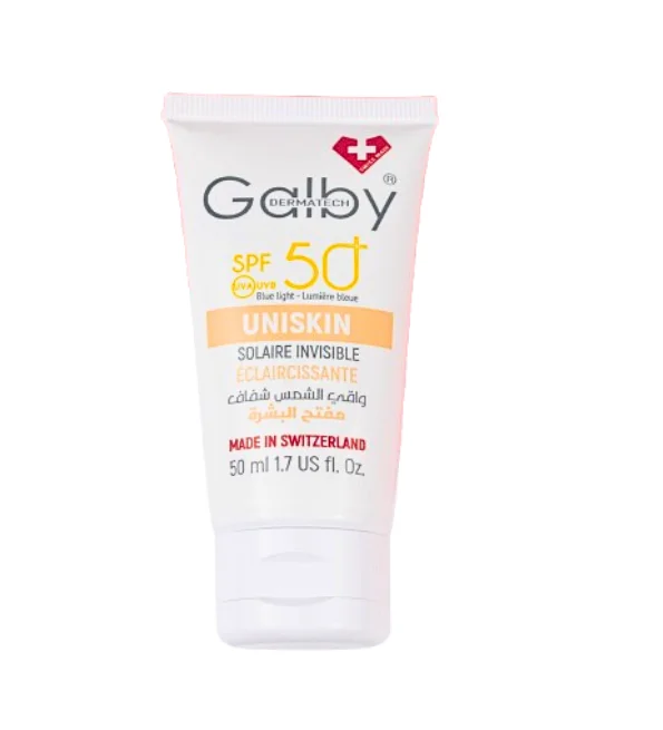 Galby Dermatech Uniskin Solaire Invisible Eclaircissante Spf50+ 50ml – Image 2