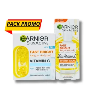 Garnier Fast Bright Gel Creme 50ml+Serum Bosster Vitamine C 15 Pack