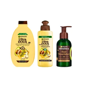 Garnier Routine Avocat Shampoing 200ml+Serum 200ml+Oil 120ml Pack