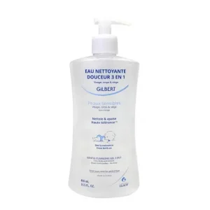 Gilbert Eau Nettoyante Douceur 3en1 Bebe 400ml