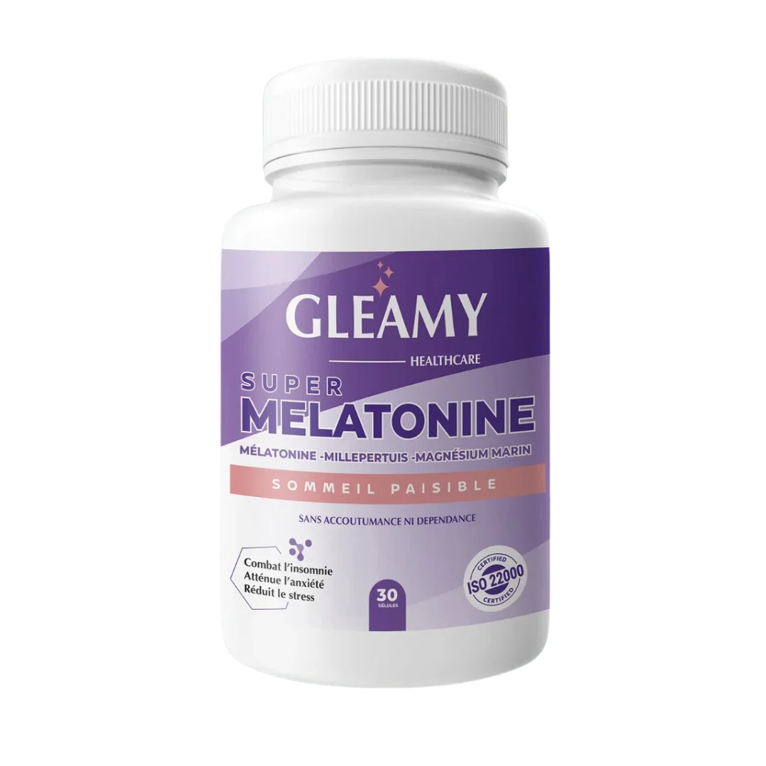 Gleamy super Melatonine 30 gelules – Image 2