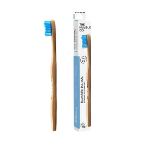 HUBMLE BROSSE A DENTS BAMBOU ADULTE BLUE