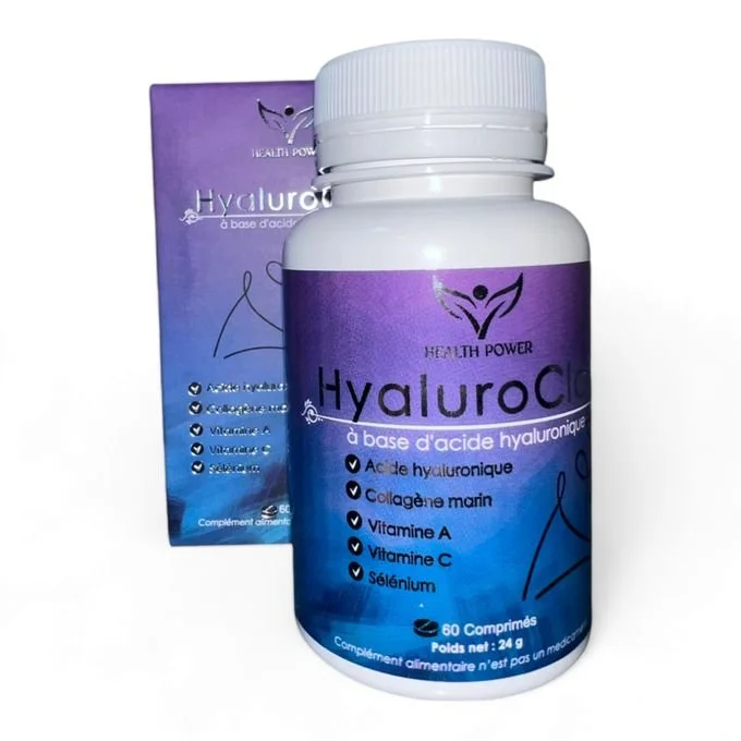 Health Power HyaluroClair à base d’acide hyaluronique 60 Comprimés – Image 3