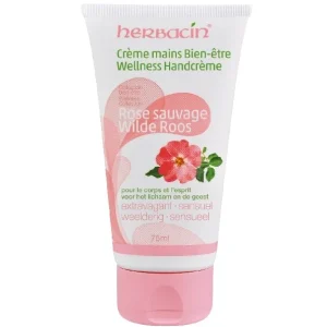 Herbacin hand cream wild rose tube 75ml
