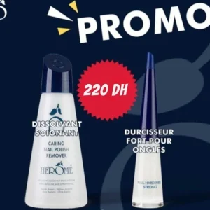 Herome Pack Durcisseur Fort Pour Ongles + Dissolvant