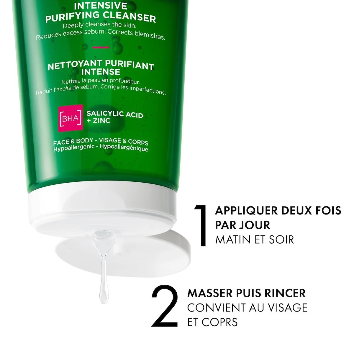 Vichy Normaderm Phytosolution Gel Purifiant Intense Peau Grasse Acnéique | 200ml – Image 6