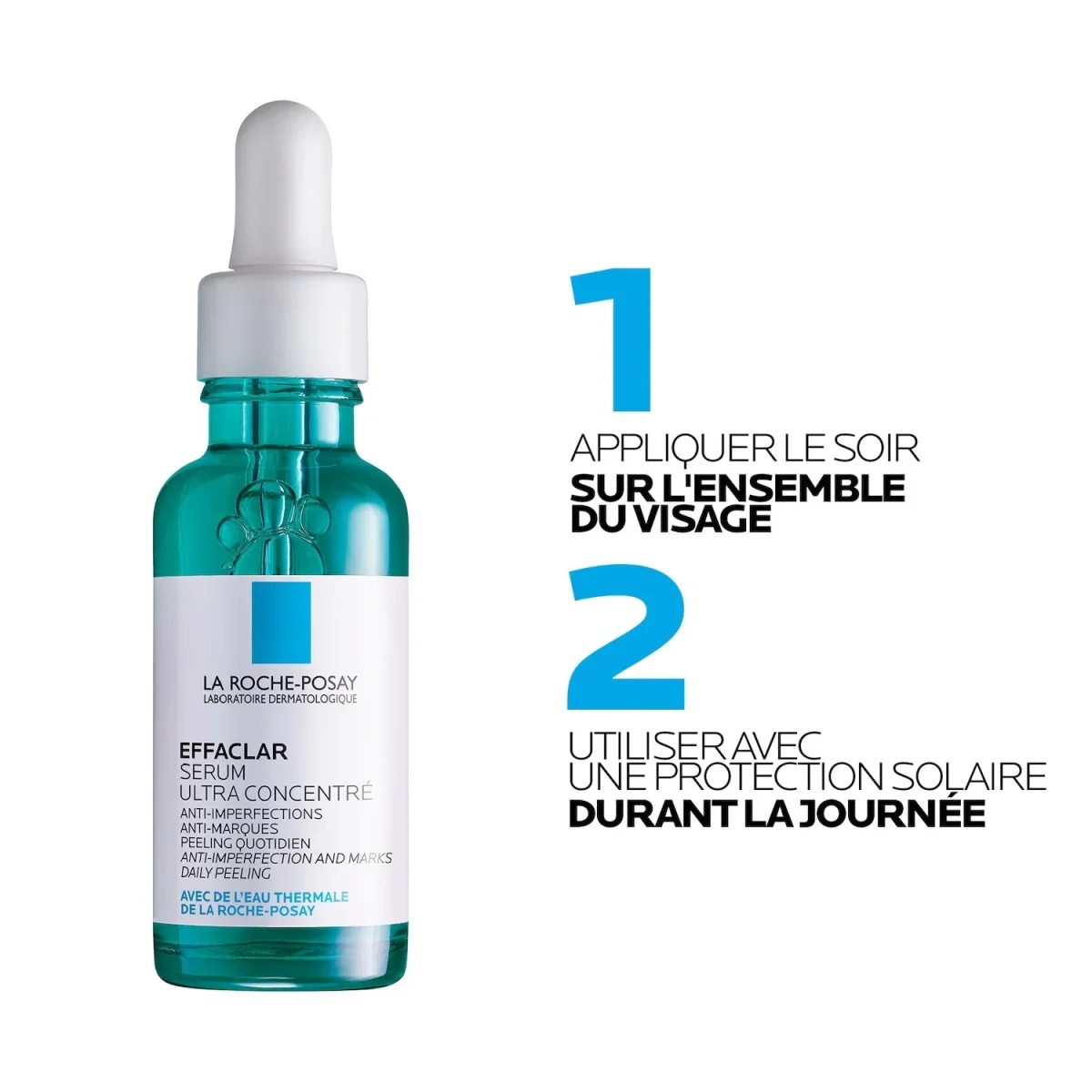 La Roche-Posay Effaclar Sérum à l’acide Salicylique Ultra Concentré | Peau à tendance acnéique | 30ml – Image 7