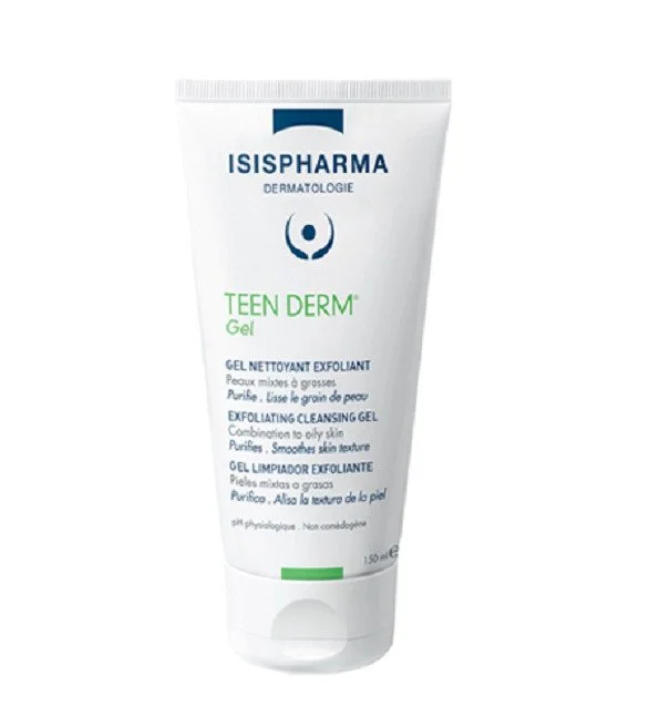ISISPHARMA TEEN DERM Gel Nettoyant Exfoliant 150ml – Image 2