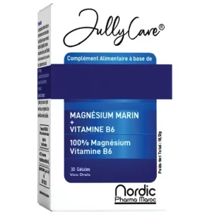 JULLYCARE MAGNÉSIUM + VITAMINE B6 30 Gélules