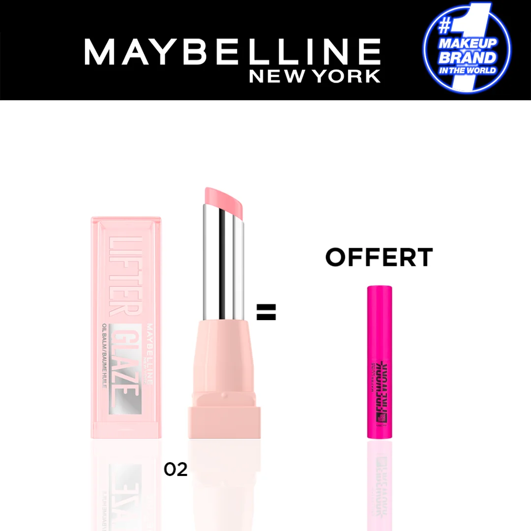 Maybelline Lifter Glaze 02 Pink Drip = Mini Mascara OFFERTE – Image 2