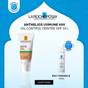 La Roche-Posay Anthelios Oil Control Matifiante Teintée SPF50+ = Eau Thermale 50ml Offerte