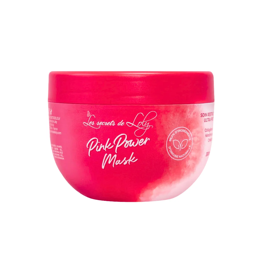 Les Secrets De Loly Pink Power Mask Proteine 300ml – Image 2