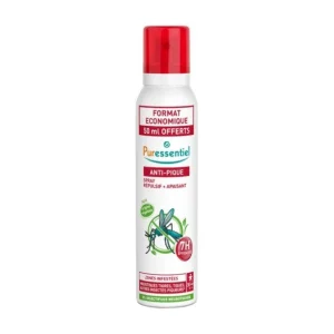 Puressentiel Zoom Anti-pique spray repulsif et apisant anti-moustiques – spray de 200ml