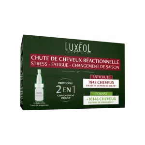 Luxeol Anti-Chut Reactionnelle 2en1 14 fioles x 7ml