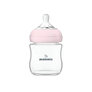 Mammia Biberon Natural Feeling 120ml Rose