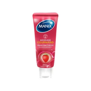 Manix  Massage Gourmand Fraise  – 200ml