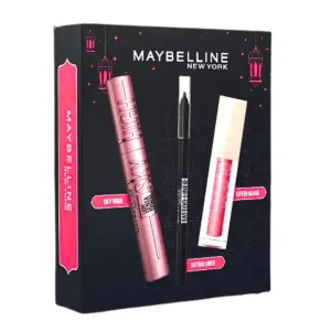 Maybelline Eid Sky High + Lifter Gloss004 Silk + Tatt Gel Liner Pack