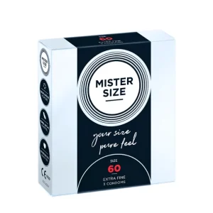 Mister Size Preservatif 60×3