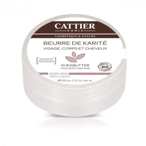 Cattier Beurre de karite Nature 100g