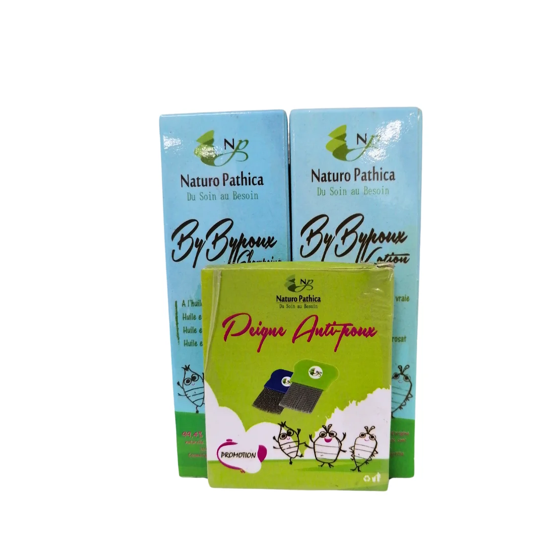 Naturo Pathica Shampooing Et Lotion Et Peigne Anti-Poux Pack – Image 2