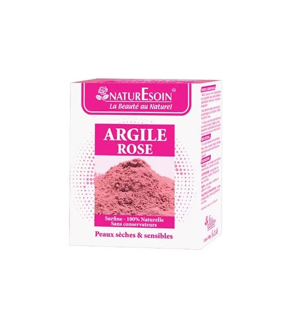 Nature soin argile Rose sachet 100G – Image 2