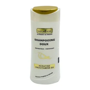 NATURE SOIN Shampooing Doux Réparateur-Fortifiant à La Kératine et à La Provitamine B5