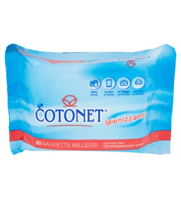 Cotonet Lingettes Mutipurpose 20 Salviette – Image 2
