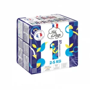 Nid d&rsquo;ange Couche Taille 1 2/5kg 27pieces